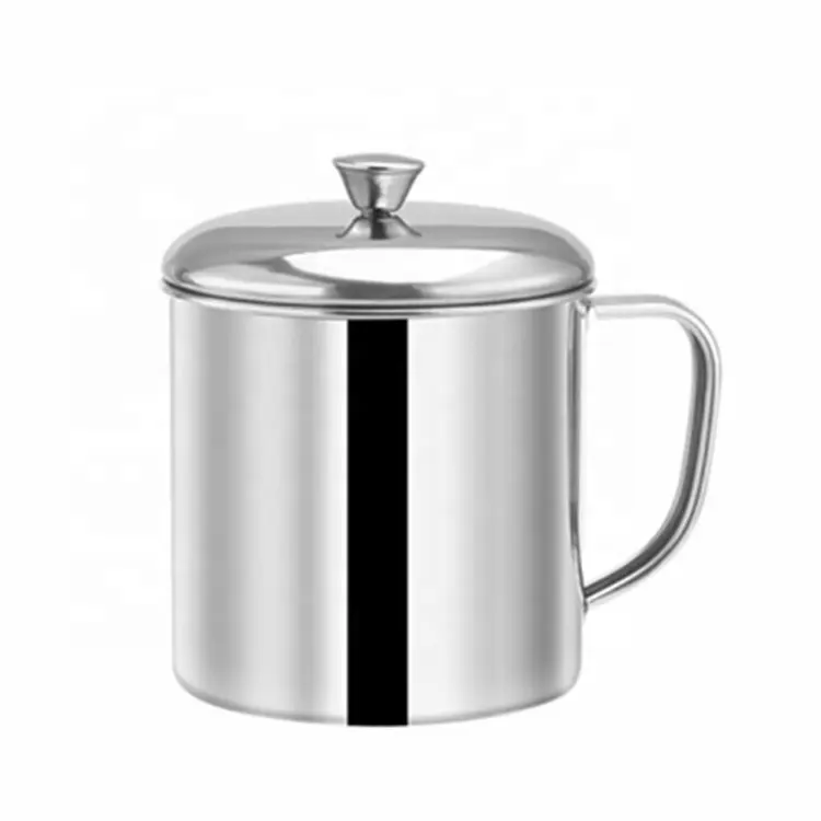 Hot Sale Nieuw Design Rvs Cups Bier Mok Rvs Keuken Cup Met Deksel Rvs Pint Cup Met Handvat