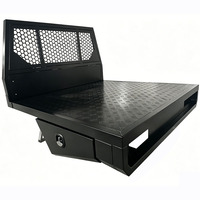 Plateau de benne en aluminium double/simple/extra 4x4 pour pick-up LC79 avec tête de lit, réservoir d'eau et remplissage de carburant personnalisé