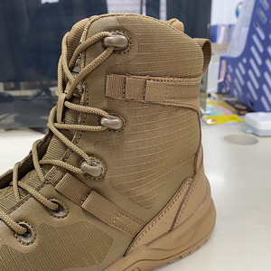 Bottes tactiques légères DF22 TSB04 pour hommes, hautes, en nylon imperméable, pour la randonnée en plein air, la montagne, toutes saisons, beige - Product Image 4