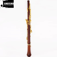 2025 Jingying Music Wood Wind Instrument,Wholesale Imported Siamese Rosewood Body Brass Plated Button High-end Professional Oboe