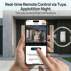 Videoportero IP Hiwink Linux 1080P WiFi, Teléfono Inteligente para Puerta con Tarjeta IC, Desbloqueo por Huella Dactilar NFC, IP65 - Product Image 4