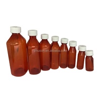 2oz 3oz 4oz bouteille pharmaceutique de sirop contre la toux liquide de médecine ambre