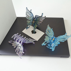 Pinza de Pelo Grande con Forma de Mariposa, Pinza de Pelo Acrílica, Accesorios de Moda para el Cabello, Venta al por Mayor - Product Image 3