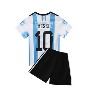 Wholesale Latest Messi 10# Soccer Jersey Top Quality Breathable Soccer Jersey