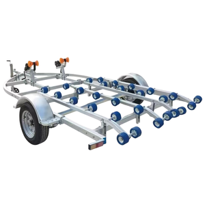 Remorques pour bateaux superposés OEM ODM 1000KG/2200lbs Remorques pour jet-ski Remorques pour bateaux à chargement facile en acier pour <span class=keywords><strong>2</strong></span> bateaux - Product Image 4