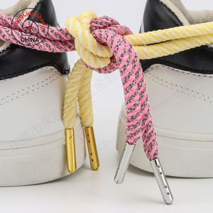 Cordones personalizados para sudaderas con agujeta metálica, estilo nuevo, para zapatillas de poliéster, de una sola capa - Product Image 3
