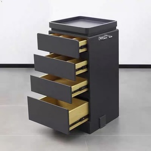 Mueble de Almacenamiento con Cajones para Herramientas de Peluquería, Gabinete para Herramientas de Peluquería de Acero Inoxidable - Product Image 1