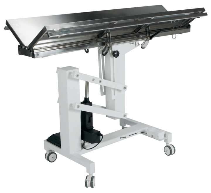 FT828H Stainless Steel Veterinary Folding Exam Table Surgery Table Electric Vtop Operation