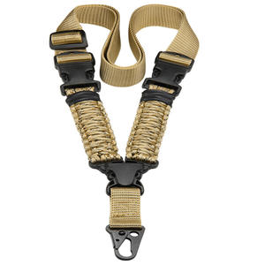 Sangle tactique multifonctionnelle en paracorde pour la chasse, à réglage rapide de la longueur, à point unique vertical, en nylon tressé - Product Image 5