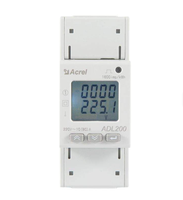 Medidor de Energía Monofásico Acrel ADL200 para Riel DIN, Modbus RTU RS485, Pantalla LCD, Entrada Directa de 80A
