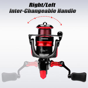 Mulinello da Pesca Spinning Economico all'Ingrosso, 3+1 Cuscinetti, Frizione Max 8kg, Rapporto 5.2:1 - Product Image 2