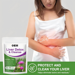 Té Herbal Desintoxicante para el Hígado OEM, Mezcla de Cardo Mariano, Diente de León y Cúrcuma, Reduce la Hinchazón, Apoyo para la Pérdida de Peso, 20 Bolsitas de Té - Product Image 3