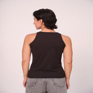 Camiseta sin mangas informal para mujer, camiseta clásica sin mangas, suave y transpirable, para uso diario, Top básico de verano, ropa cómoda y elegante - Product Image 6