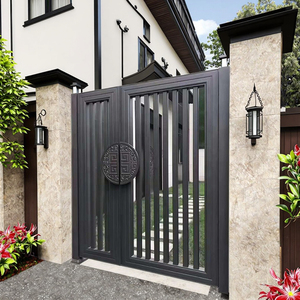 Tùy Chỉnh Mạnh Mẽ An Ninh Tự Động Xe Truy Cập Kính Thiên Văn Cửa Trượt Cho Biệt Thự Sân Đu Mở Phong Cách - Product Image 4