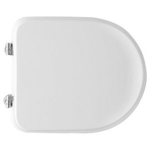 Siège de toilette pour Catalano Neve Shape 7 Bowl, charnières blanches, longueur 50,5 cm - Product Image 1