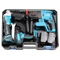Ensemble de perceuse sans fil 3-en-1 de haute qualité avec mallette rigide, garantie de 3 ans, outil durable, vente en gros d'usine, support OEM