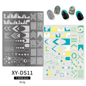 Placas de Estampado de <span class=keywords><strong>Uñas</strong></span> 3D de Estilo Chino, Ecológicas, de Acero Inoxidable, con Diseños de Mariposas, Encaje, Flores, Serpientes y Bambú, Gran Venta - Product Image 5