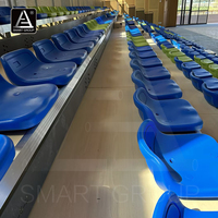 Système de sièges de gradin rétractable pour salle de conférence Auditorium Chaise de gradin télescopique Sièges de stade Sièges rétractables pour salle de sport