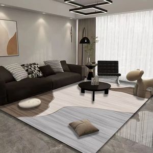 <span class=keywords><strong>Tappeti</strong></span> all'Ingrosso in Poliestere Moderni Rettangolari Geometrici Testurizzati per Soggiorno e Camera da Letto Lussuosi Morbidi Decorazioni Contemporanee - Product Image 4