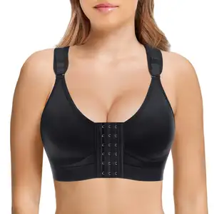 45% Spandex Ladies' Chest Support Bra Shapewear Post Surgery Compression Garment Surgical Breast Augmentation Tops Vest