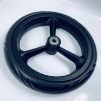 Roue en plastique Benz de 8 pouces à 3 branches avec roulement à billes pour chariot à main