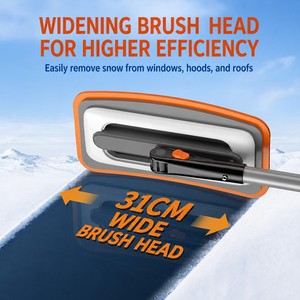 Cepillo Quita Nieve y Raspador de Hielo Portátil para Auto TURUI TR-XC211, Herramienta de Limpieza de Invierno Desmontable de 4 Secciones para Camioneta y SUV, Sin Rayones - Product Image 4