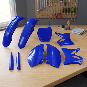 Blu 089 USA Kit di plastica completa per Yamaha YZ 125 2006-2007 accessori moto - Product Image 3