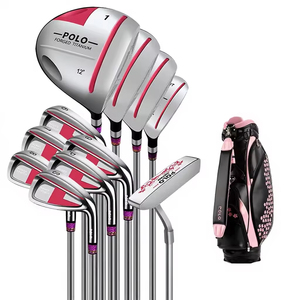 Ensemble complet de clubs de <span class=keywords><strong>golf</strong></span> professionnels pour femmes en alliage de titane et carbone, avec poignée en caoutchouc légère et sac de <span class=keywords><strong>golf</strong></span> – Vente en gros usine - Product Image 2