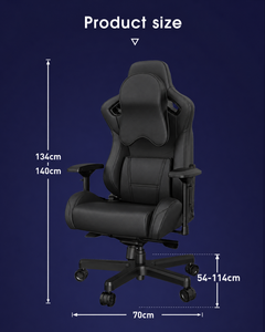 <span class=keywords><strong>Sillas</strong></span> <span class=keywords><strong>de</strong></span> <span class=keywords><strong>Videojuegos</strong></span> Reclinables para Carreras, <span class=keywords><strong>Precio</strong></span> al por Mayor, con Reposacabezas y Soporte Lumbar, Reposabrazos 3D Ajustables - Product Image 6
