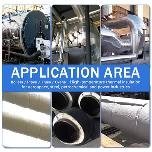 Flexible <b>Ceramic</b> Fiber Blankets 50mm 25mm 20mm Thick Refractory <b>Insulation</b> for Industry - Product Image 3