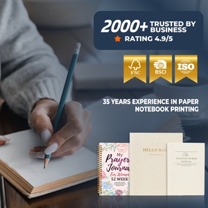 Carnets de prière personnalisés avec spirale, affirmations, gratitude, soins personnels, réflexion, planification, manifestation, sermon, Bible - Product Image 5