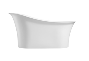 Baignoire moderne autoportante ovale durable de 69 "en acrylique de qualité Lucite 100% pur - Product Image 3