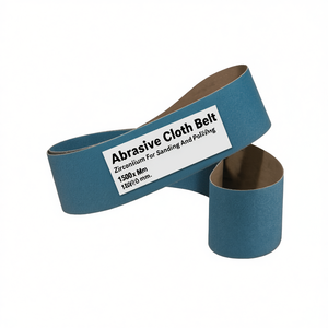 Bande abrasive en tissu 1500x120 mm au zirconium pour le ponçage et le polissage - Product Image 2