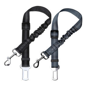 Sabuk pengaman hewan peliharaan panjang dapat disesuaikan pemasangan cepat OEM/ODM kustom sabuk kursi mobil anjing keselamatan untuk perjalanan hewan peliharaan - Product Image 5
