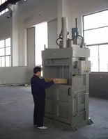 Machine de presse de décharge de machine de balle de papier de rebut d'atelier d'usine pour la manipulation pour le plastique d'industrie de fabrication pour des bouteilles de film