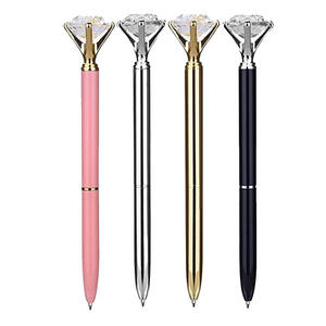 Cadeau promotionnel, stylo à bille personnalisé avec logo, diamant, paillettes, cristal, matériau métallique, prix - Product Image 2