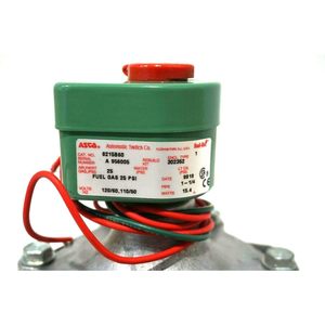 Vanne à gaz solénoïde Asco 8215B60 1-1/4 x 1-5/8 à entrée filetée normalement fermée - Product Image 3