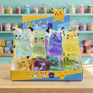 Jouet anti-stress en gel, figurine d'anime, mignon, extensible, jouet sensoriel en gel, jouet de bureau coloré, boîte cadeau, à partir de 8 ans - Product Image 3