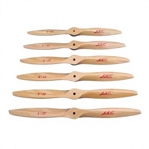 Hélice de madera de haya JXF de 20 pulgadas con orificio de 10 mm para aeromodelismo con motor de gasolina de 24cc 60cc - Product Image 1