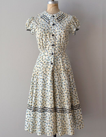 Fabricants de vêtements vintage, rétro et de mode sur mesure CMT OEM de haute qualité, petit MOQ, style midi naturel