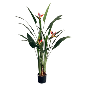 Guirlande Comprar Strelitzia Reginae Árbol de plástico Plátano artificial Bonsai Planta Plantas verdes Plantas artificiales Decoracion - Product Image 4