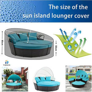 Fourniture directe d'usine transfrontalière couverture <span class=keywords><strong>de</strong></span> canapé-<span class=keywords><strong>lit</strong></span> étanche à la poussière en tissu Oxford pour meubles <span class=keywords><strong>de</strong></span> <span class=keywords><strong>jardin</strong></span> pour <span class=keywords><strong>Amazon</strong></span> - Product Image 3