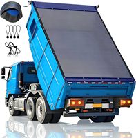 Bâche en maille PVC LIYUAN 6' x 14' pour camions à benne basculante