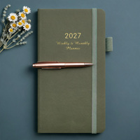 Agenda annuel pour étudiants tendance 2027, couverture rigide, carnet en gros personnalisable pour étudiants et adolescents