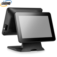 CJ-T680 PC POS Inteligente Android con Pantalla Táctil Panorámica de 12 Pulgadas, Sistema POS Todo en Uno con VFD o Pantalla para Clientes de 12 Pulgadas
