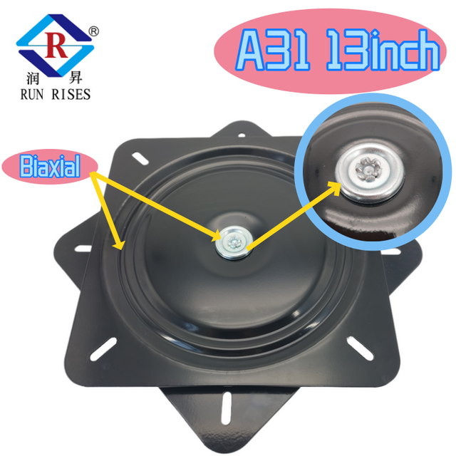For Southern Motion A31 13-Inch Heavy Duty Metal Turntable Lazy Susan Big Size Recliner Chair Base for Bedroom Dining Living Roo