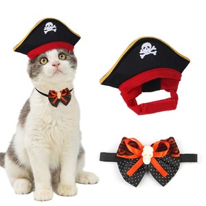 Halloween Pet cổ điển Dễ Thương Hoa Polyester quần áo và phụ kiện thiết lập với thiết kế trang trí cho động vật nhỏ - Product Image 3