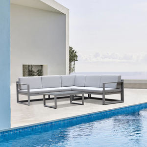 Fabricante de China de la venta al por mayor OEM muebles al aire libre Patio sofá del salón de jardín de aluminio sofá - Product Image 2