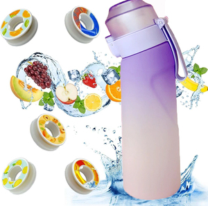 Botella de Agua de Plástico con Cápsula de Sabor, 650 ml, con Aroma, para Fitness, Éxito de Ventas en 2023 - Product Image 1