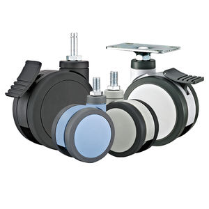 2 "2,5" 3 "4" 5 "Medical Castor Wheels <span class=keywords><strong>PU</strong></span> Twin Kleine Medical <span class=keywords><strong>Caster</strong></span> Wheels Krankenhaus Medical Casters TPR Medical Equipment <span class=keywords><strong>Caster</strong></span> - Product Image 3